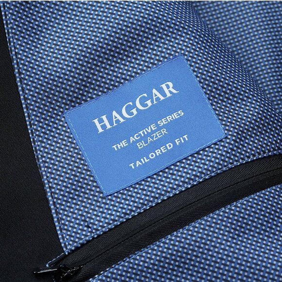 Haggar Active Series Classic Fit Suit Jacket Black Size 58L Long -NWT Big & Tall - Picture 5 of 5
